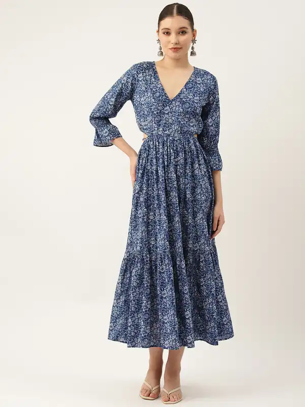 c6b839d7-9328-4c1d-8afd-4368073367431695897817663-Jaipur-Morni-Women-Dresses-971695897817142-1 Women's Maxi Dress - Image 3